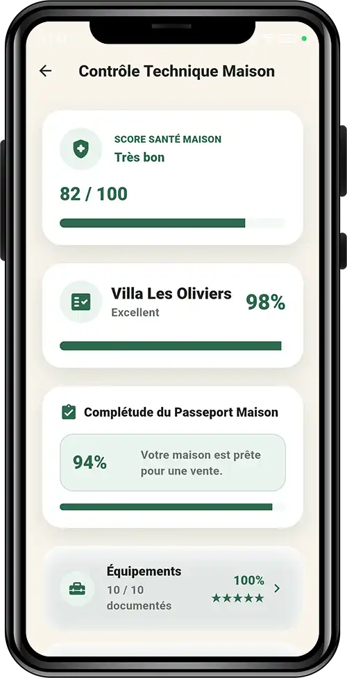 Score du Contrôle Technique Maison